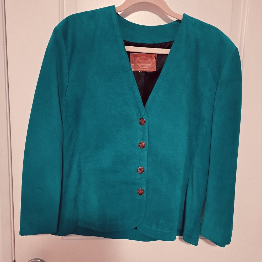 Olde Hide House Suede blazer